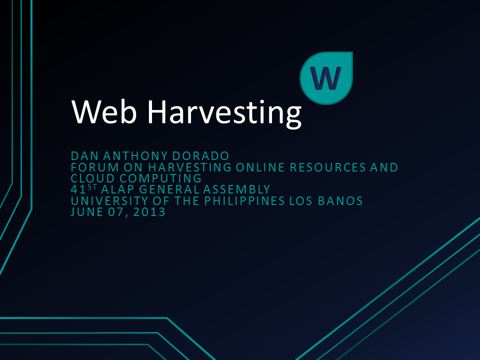 Web Harvesting